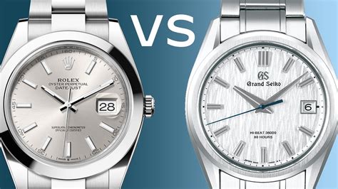 rolex datejust vs grand seiko|Grand Seiko vs Rolex reddit.